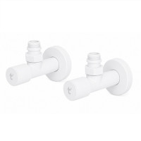 Комплект кранов Thermo Alliance Standart 1/2" белый Комплект кранов Thermo Alliance Standart 1/2" белый